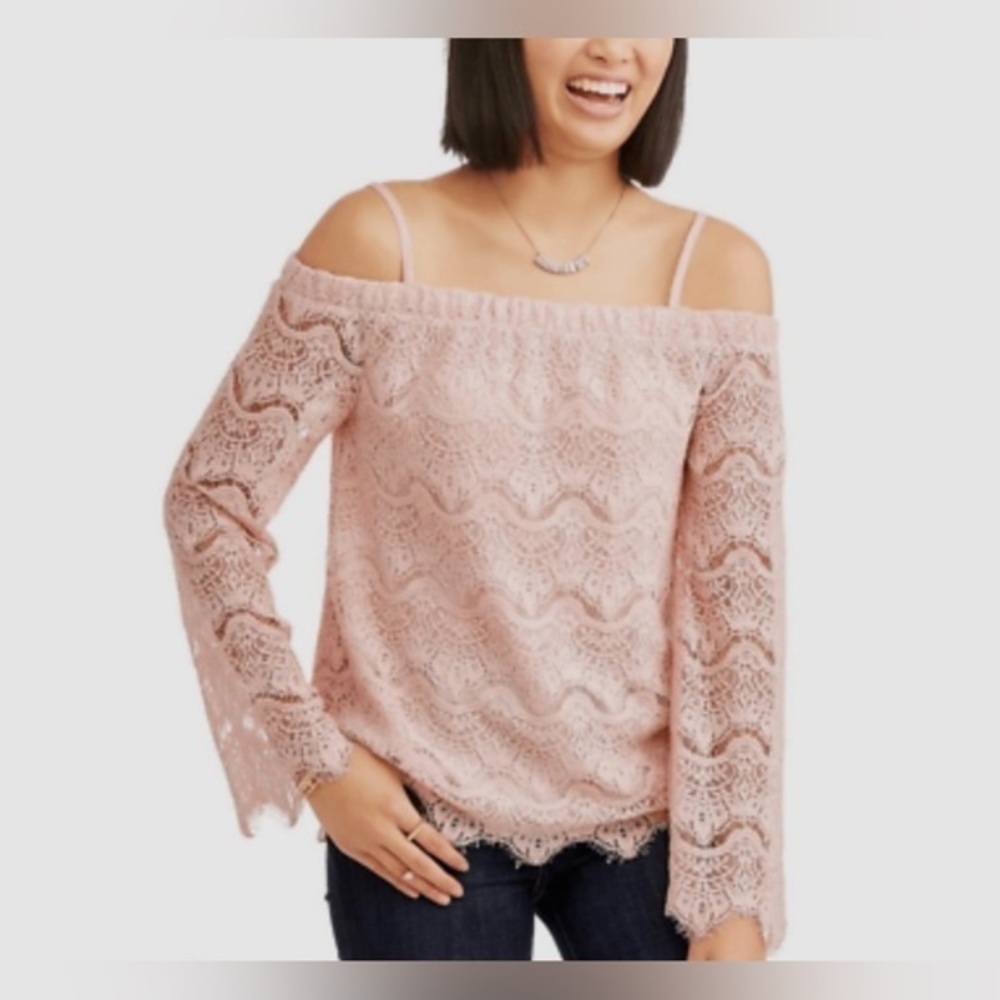Art‎ Class Mauve Lace Detail Top